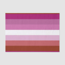 Drapeau de fierté lesbienne horizontal