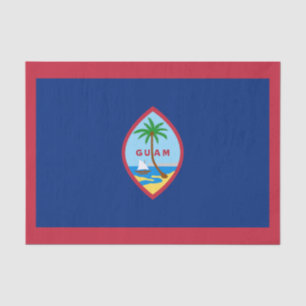 Papier Mousseline Drapeau de Guam