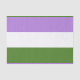 Papier Mousseline Drapeau de la fierté queer