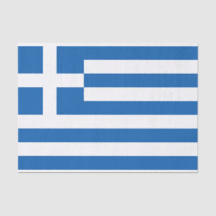 Papier Mousseline Drapeau de la Grèce
