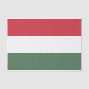 Papier Mousseline Drapeau de la Hongrie