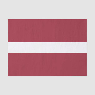Papier Mousseline Drapeau de la Lettonie