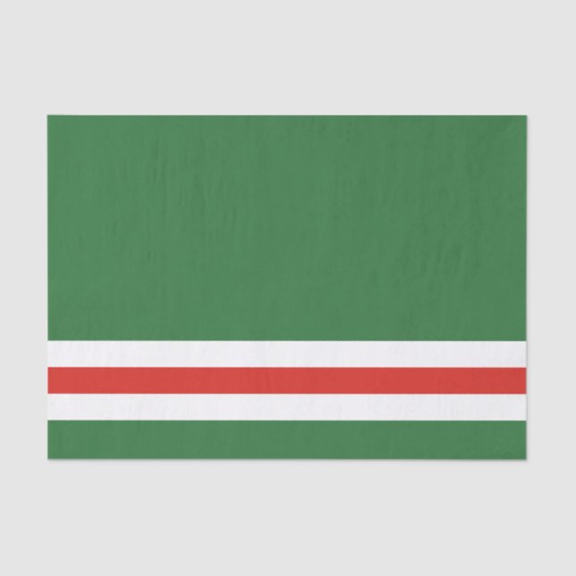 Papier Mousseline Drapeau de la République tchétchène d'Ichkeria (Recto)
