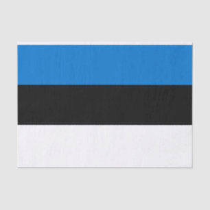 Papier Mousseline Drapeau de l'Estonie