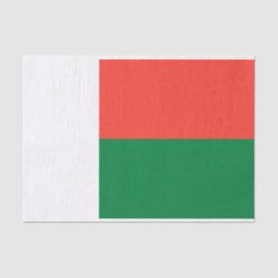 Papier Mousseline Drapeau de Madagascar