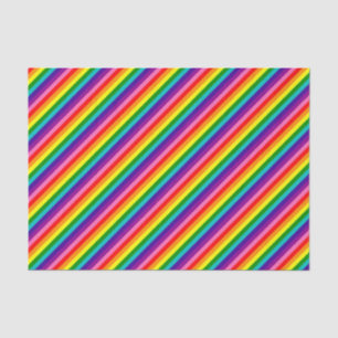 Papier Mousseline Drapeau de rayures de l'original 8 du gay pride
