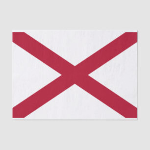 Papier Mousseline Drapeau d'État de l'Alabama