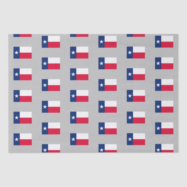 Papier Mousseline Drapeau d'état du Texas, (Recto)