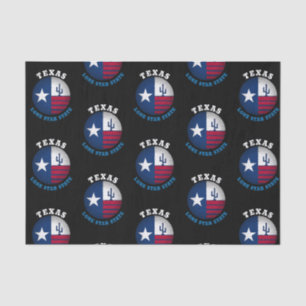 PAPIER MOUSSELINE DRAPEAU D'ÉTAT TEXAS LONE STAR