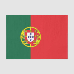 Papier Mousseline Drapeau du Portugal