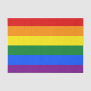 Papier Mousseline Drapeau Gay pride arc-en-ciel LGBT