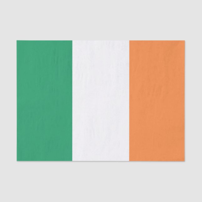 Papier Mousseline Drapeau irlandais (Recto)