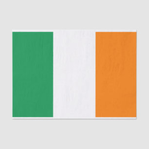 Papier Mousseline drapeau irlandais de l'Irlande emballage cadeau pa