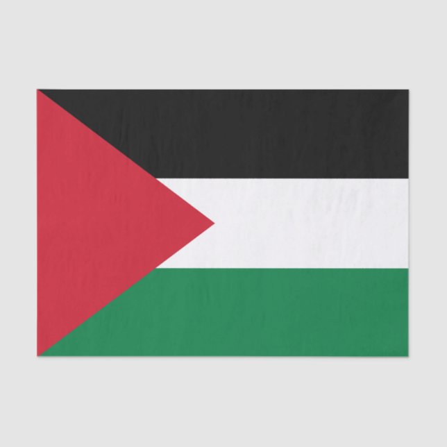 Papier Mousseline Drapeau palestinien (Recto)