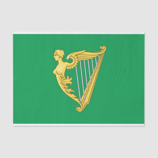Papier Mousseline Drapeau républicain irlandais (Recto)