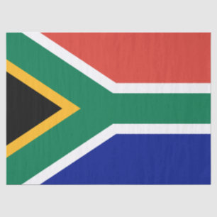 Papier Mousseline Drapeau sud-africain