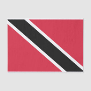 Papier Mousseline Drapeau Trinité-et-Tobago