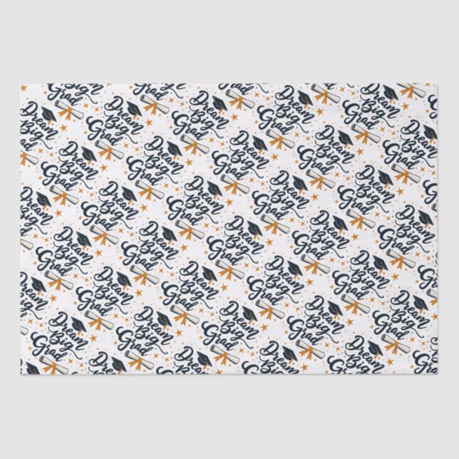 Papier Mousseline Dream Big Grad (Recto)