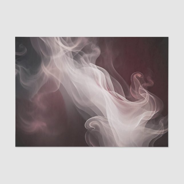 Papier Mousseline Dreamy Smoke Marbre Abstrait (Recto)