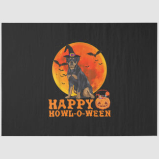 Papier Mousseline Drôle Rottweiler Happy Halloween Chien Amateurs Co