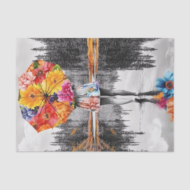 Papier Mousseline Drops de fleurs5 (Recto)