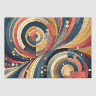 Papier Mousseline Dualité - Bauhaus - Papier d'enveloppement de tiss