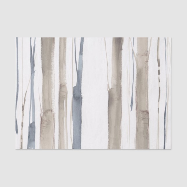 Papier Mousseline Duo Tone Trees II (Recto)