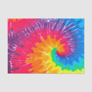 Papier Mousseline Dye de jonction psychédélique
