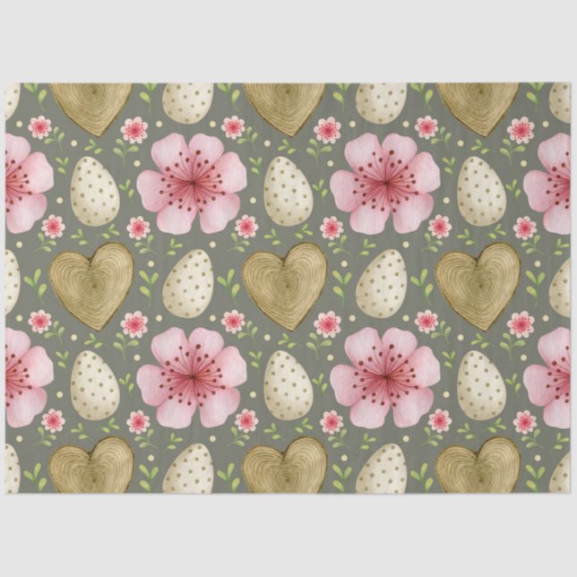 Papier Mousseline Easter Bunny Series Design 10 (Recto)