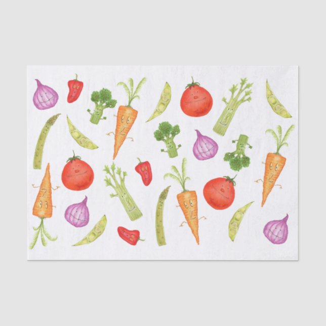 Papier Mousseline Eat Dirt™ Veggie Tissu Papier (Recto)