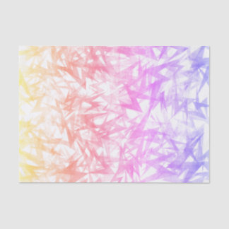Papier Mousseline Éclectique Pastel Rainbow Lightning Bolt