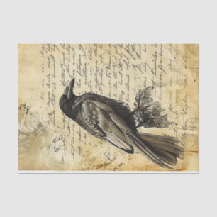 Papier Mousseline Écriture Vintage gothique victorienne Découpage co