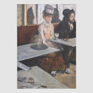 Papier Mousseline Edgar Degas - Dans un café / L'Absinthe