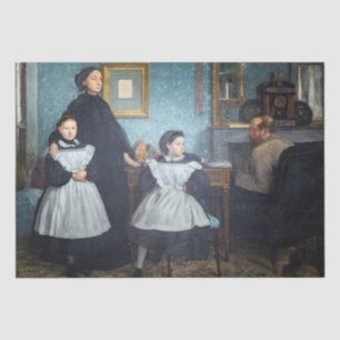 Papier Mousseline Edgar Degas - La famille Bellelli