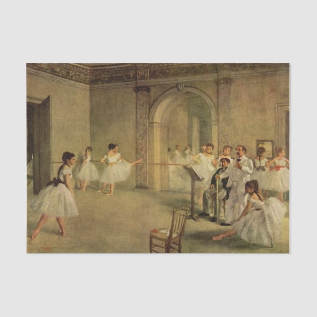 Papier Mousseline Edgar Germain Hilaire Degas (Recto)