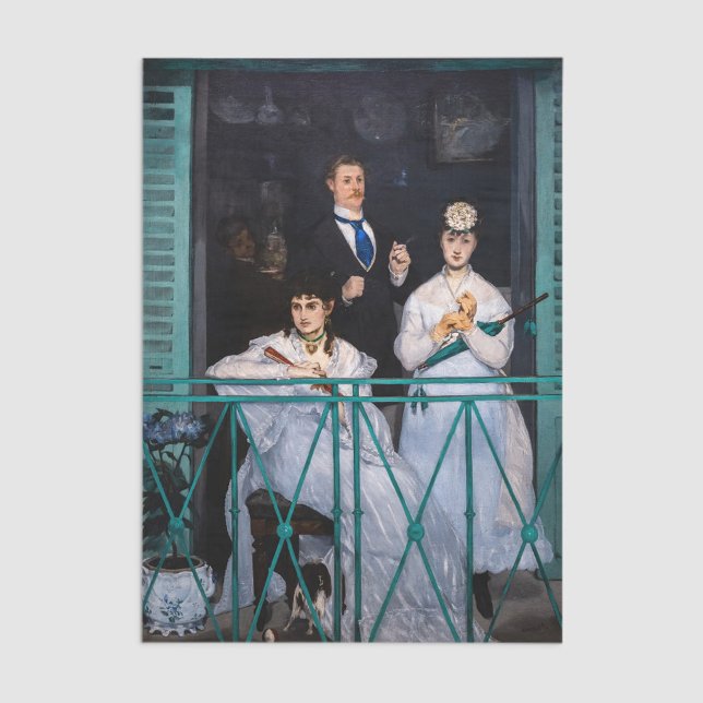 Papier Mousseline Edouard Manet - Balcon / Le Balcon (Créateur téléchargé)