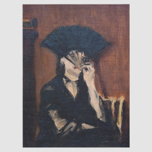 Papier Mousseline Edouard Manet - Berthe Morisot avec ventilateur