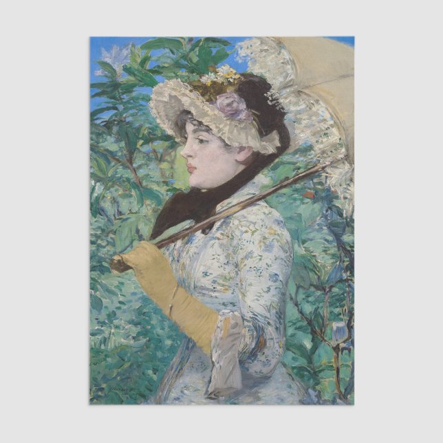 Papier Mousseline Edouard Manet - Jeanne / Spring (Créateur téléchargé)