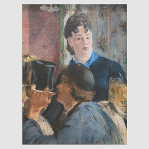 Papier Mousseline Edouard Manet - Serveuse de bière
