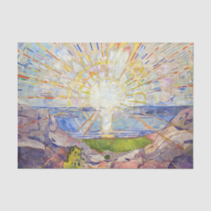 Papier Mousseline Edvard Munch - Le Soleil 1911
