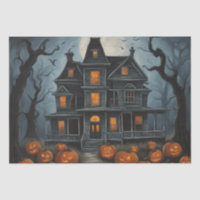 Eerie Ci-Dessus : Peinture de maison hantée Découp