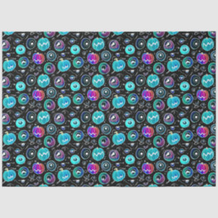 Papier Mousseline Éffrayant Halloween Monster Eyeballs Motif