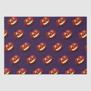 Papier Mousseline Effrayant Jack O'Lantern Citrouille Halloween Anni
