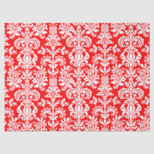 Papier Mousseline Élégant blanc floral Damas 2 sur Arrière - plan ro