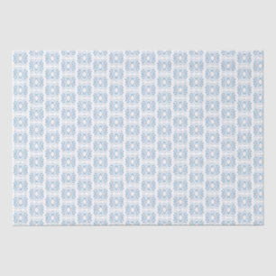 Papier Mousseline Elégant Bleu Blanc Toutes Occasions Cadeau