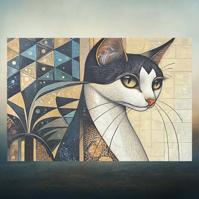 Papier Mousseline Élégant chat (Créateur téléchargé)