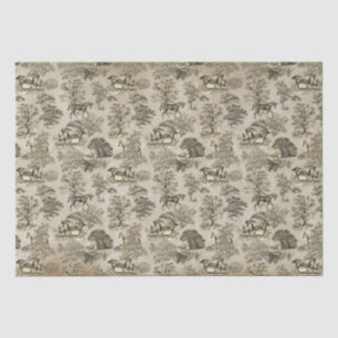 Papier Mousseline Elégant Cheige Vintage Toile Kraft