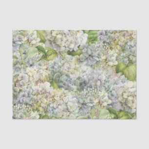 Papier Mousseline Élégant découpage Motif de Hydrangea floral défraî