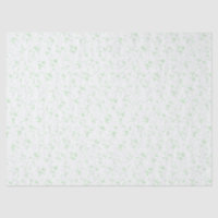 Élégant Dollar Bill Green Filigree Minimal Ditsy