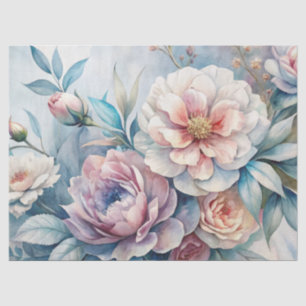 Papier Mousseline Elégant Ephémère Florale Vintage Inspiré Dreamy
